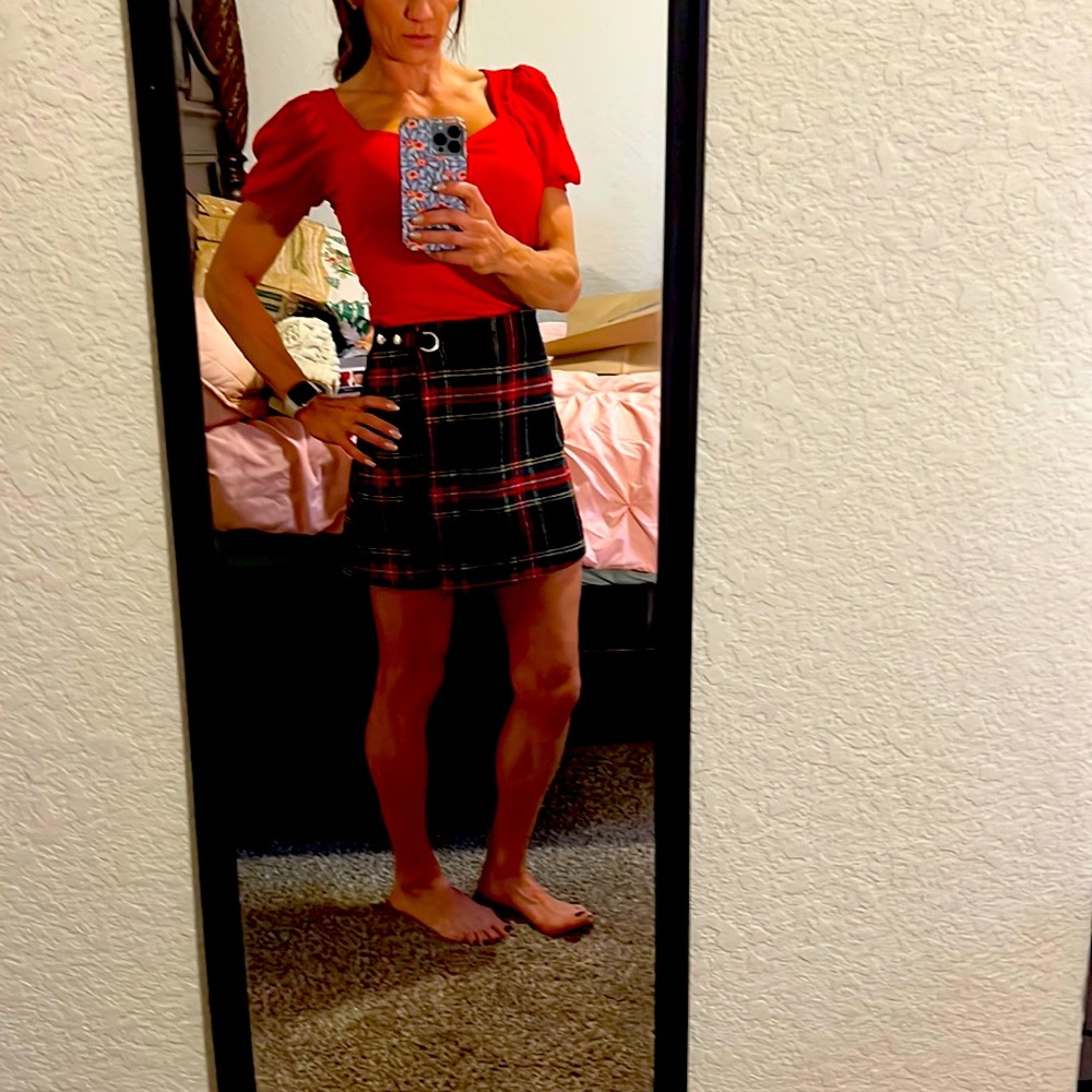 XS Franchesca’s plaid skirt